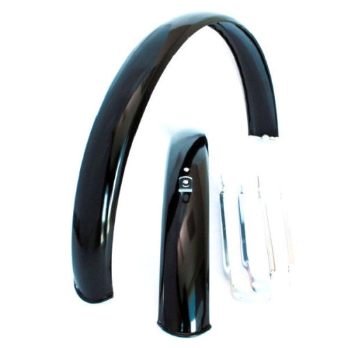 Set mudguards 24 steel cpl. ATB black