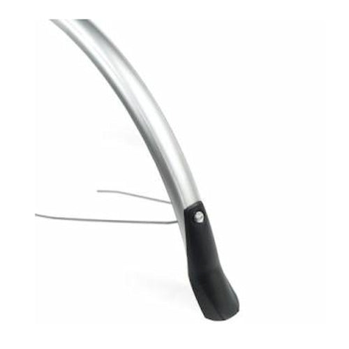 Eurofender quick release rear mudguard 46mm - 28 inch silver