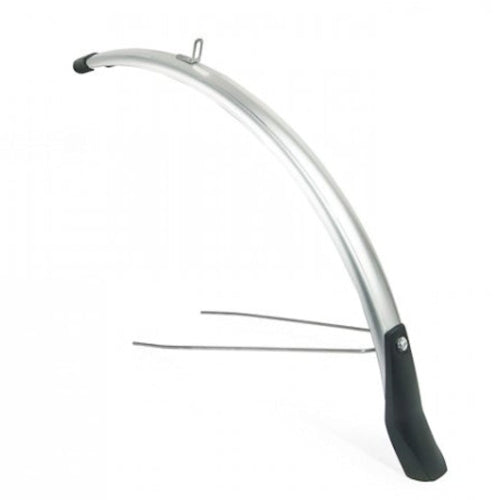 Front fender Snello 28 x 51 mm - silver