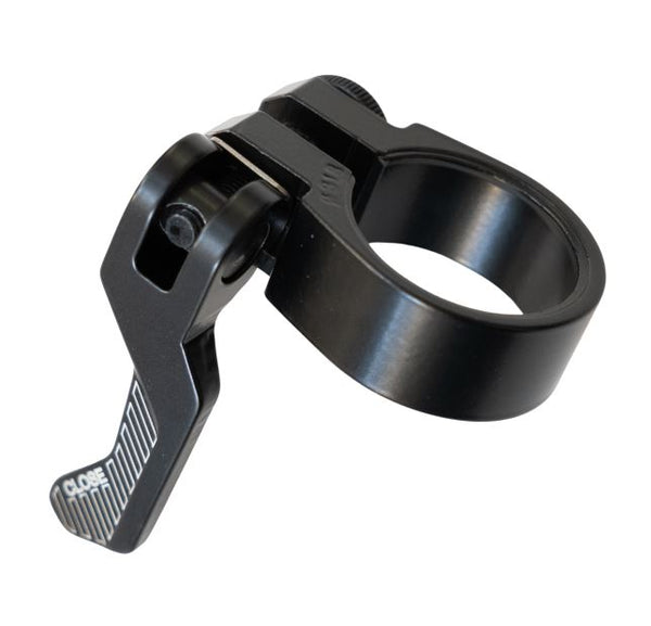 Ursus zadelpenklem 34,9mm met snelspanner zwart