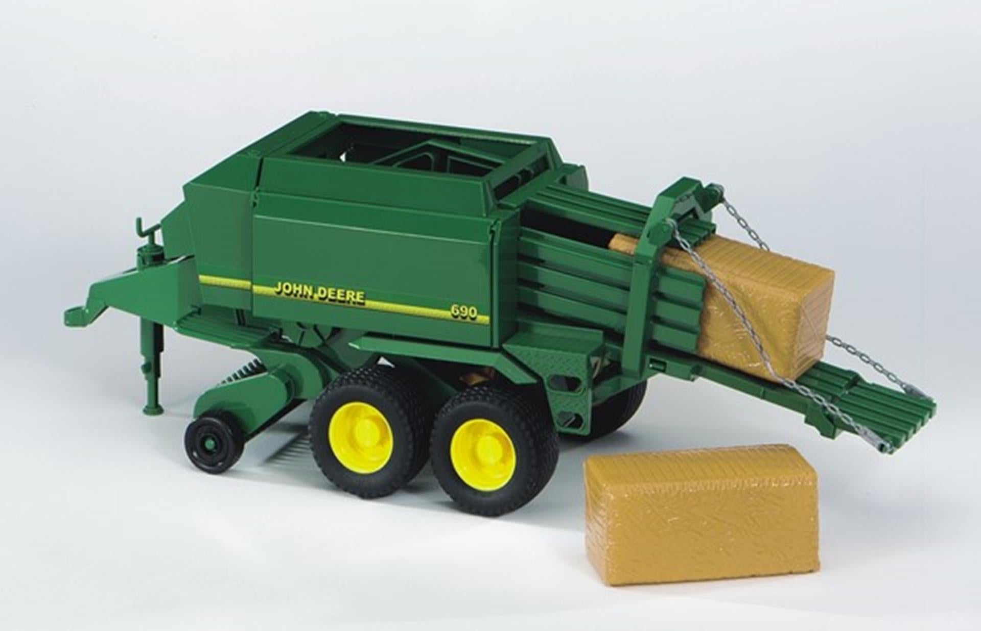 Bruder John Deere 690 balenpersen