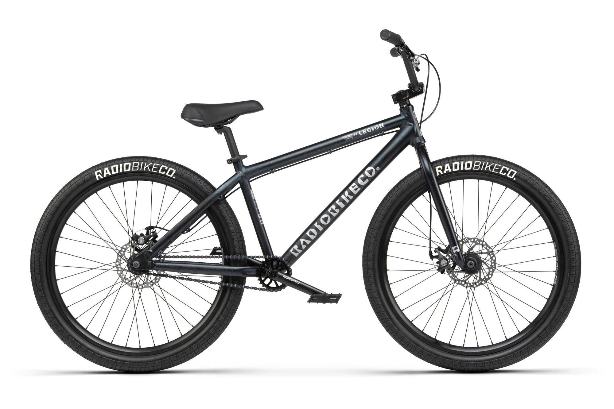 Radio dirtbike legion mod. 22 bike legion 26 diam.cosmic splatter