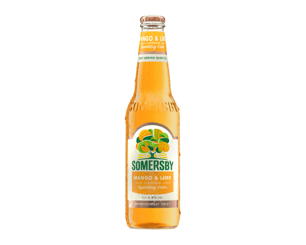 Somersby mango lime cider fles (24x 33cl)
