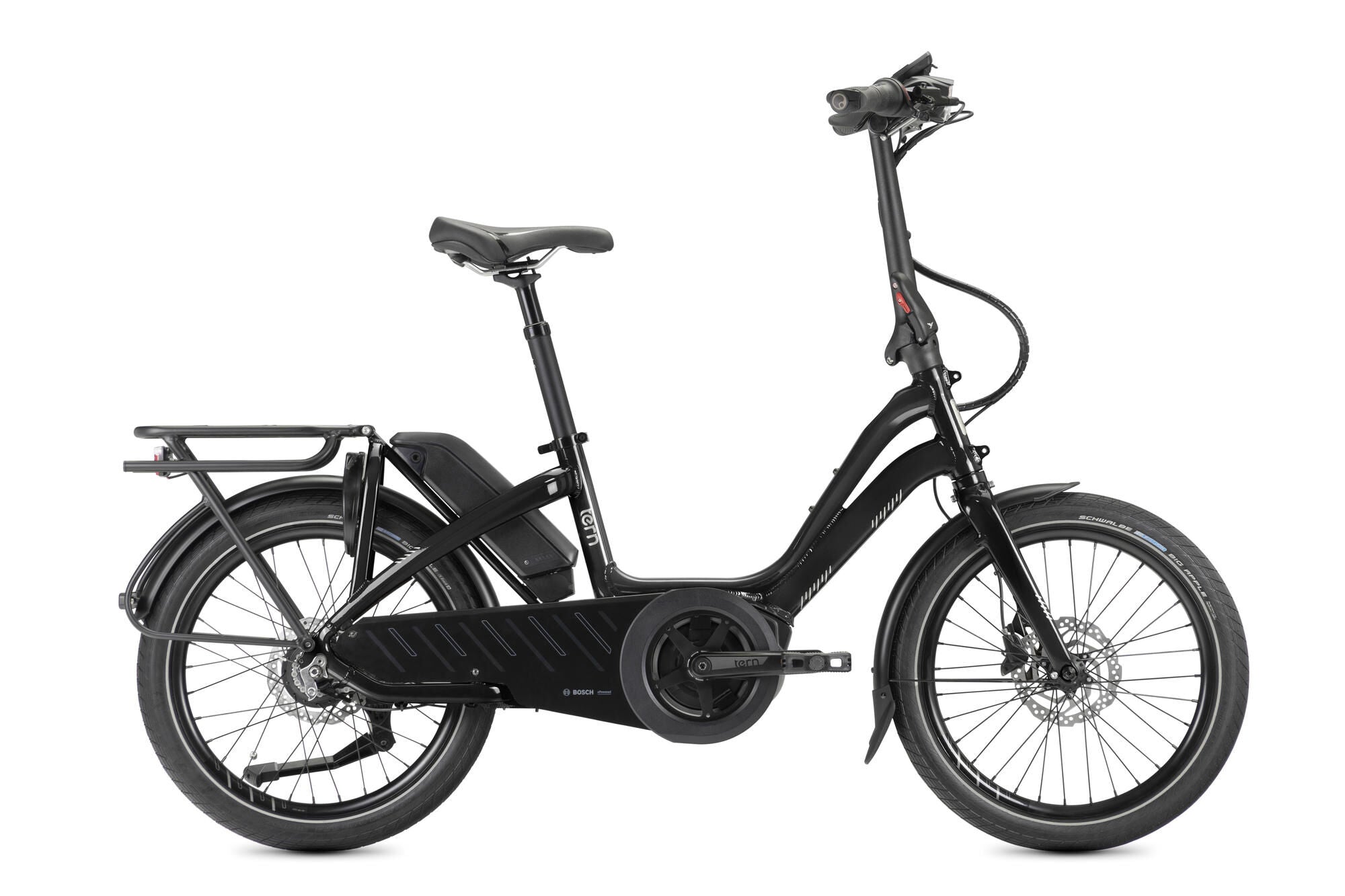 Tern elektrische compactfiets nbd p8i ll mod. 24 ebike nbd p8i 20 freeh.8-sp. black sil.
