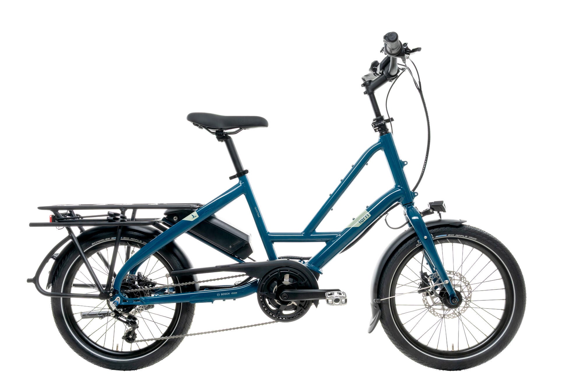 Tern elektrische compactfiets quick haul p9 (#1) ebike quick haul p9 9sp blue sea