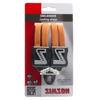 Snelbinder Trio Simson met 3 ordners 61 cm - oranje