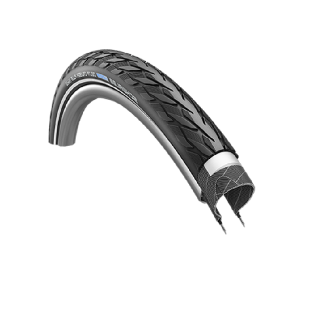Schwalbe Delta Cruiser (K guard), Zwart met reflectie, 26x1 3 8 ETRTO 37-590