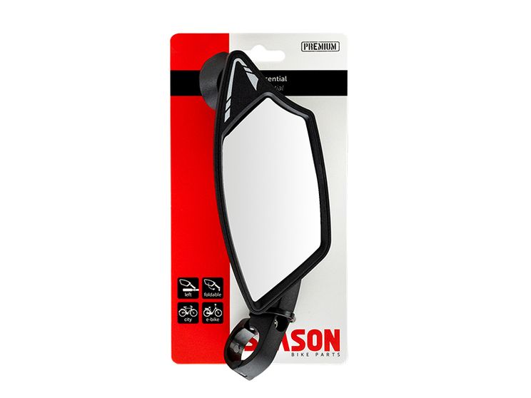 Simson spiegel essentieel - zwart