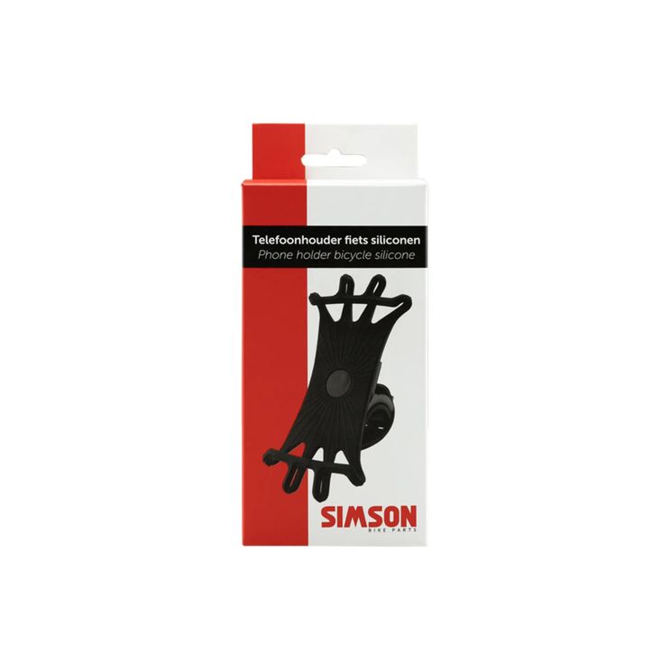 Simson blister 021831 telefoonhouder siliconen afneembaar en 360 graden draaibaar
