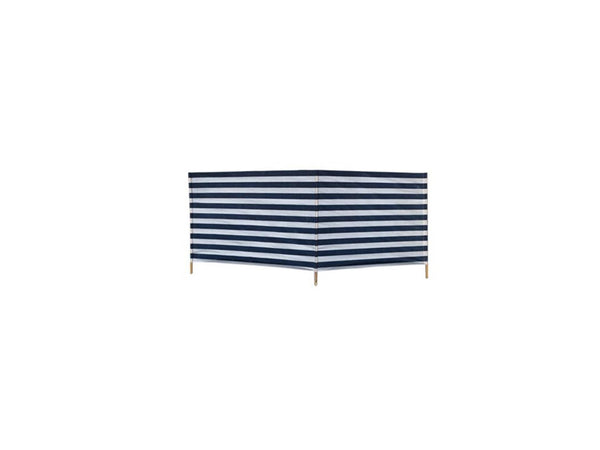 Gerkimex windscherm katoen 240cmx90cm blauw wit gestreept
