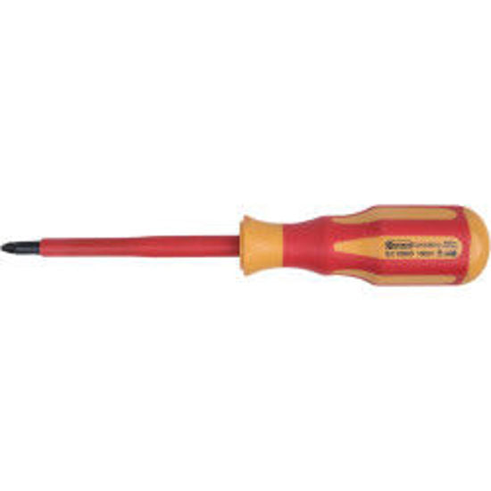 Connex schroevendraaier kruis pz2 100mm ge%c3%afsoleerd 1kv