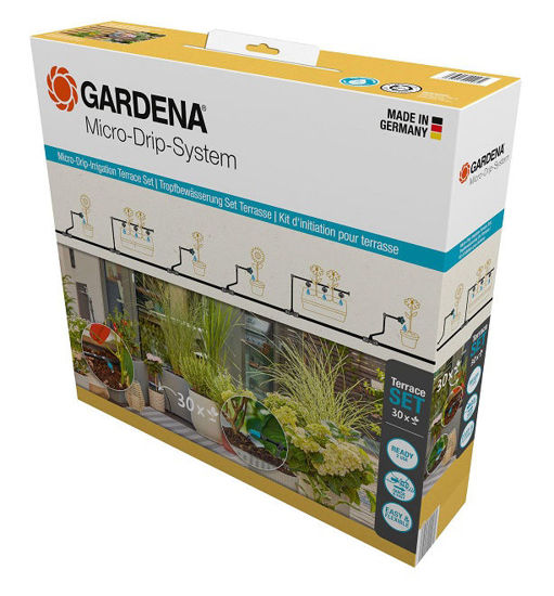 GARDENA Micro-Drip-Bewatering Terrasset (30 planten)