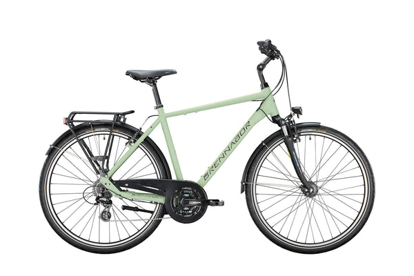 Brennabor trekkingfiets t-40 mod. 24 bike brennab.t-40 28 55 diam.24sp green black
