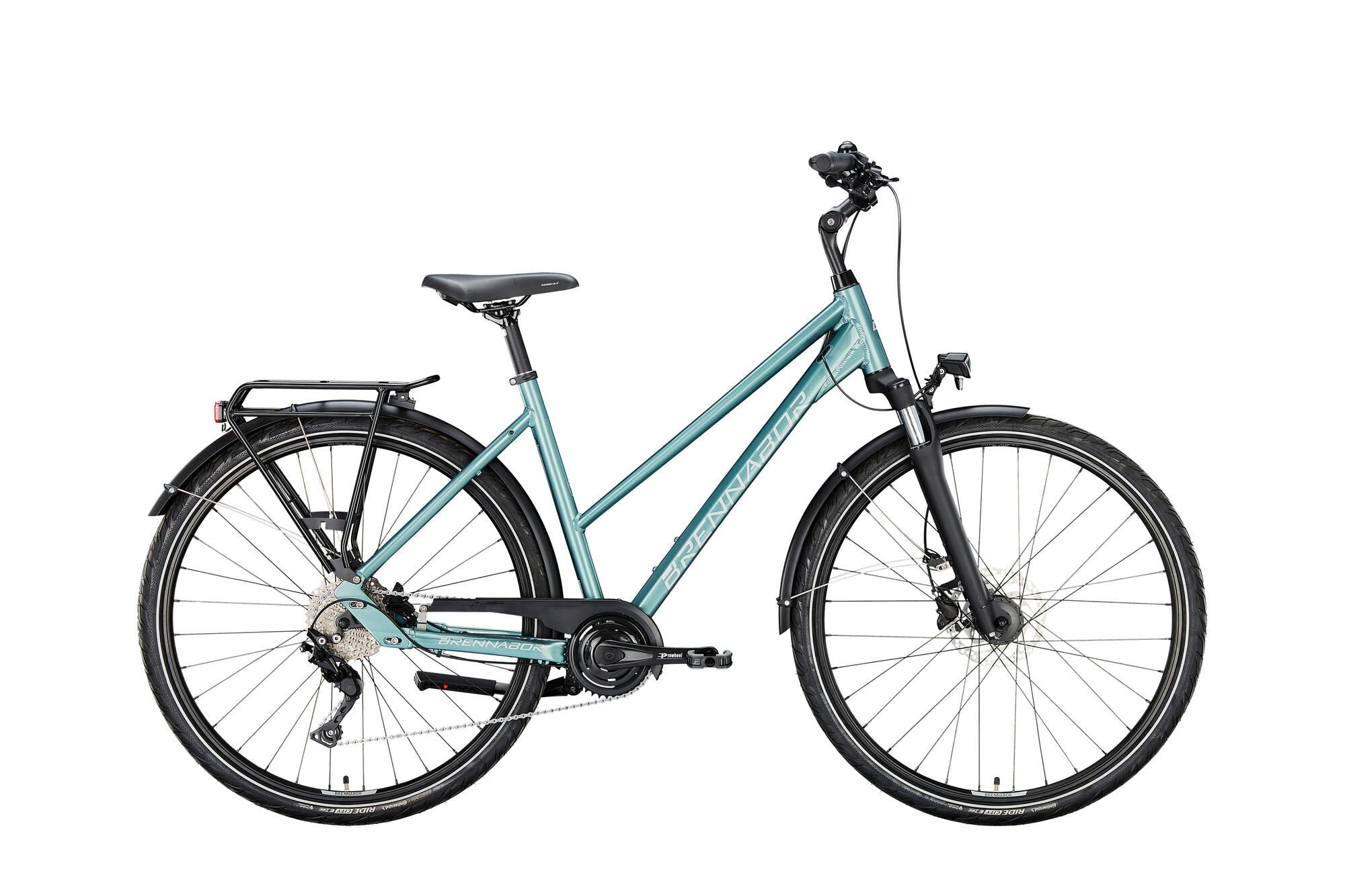 Brennabor trekkingfiets t-44 mod. 24 bike trekking t-44 28 45 trap. 16sp. blue silver