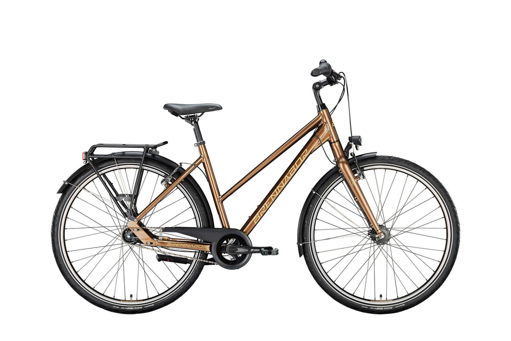 Brennabor trekkingfiets t-47 mod. 24 bike trekking t-47 28 50 trap. 7sp.brown beige