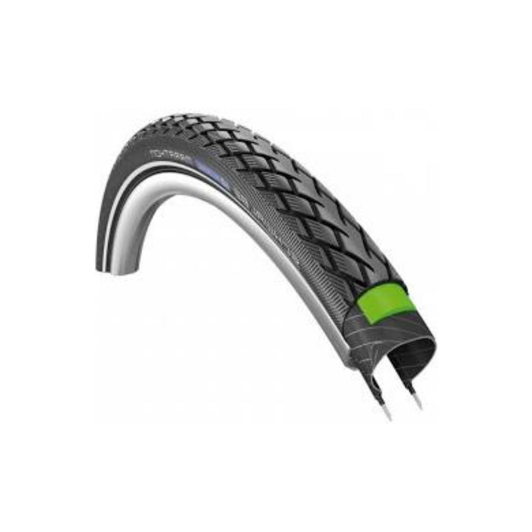 Schwalbe Buitenband Groen Marathon GreenGuard 28 x 2.00 50-622mm zwart met reflectie
