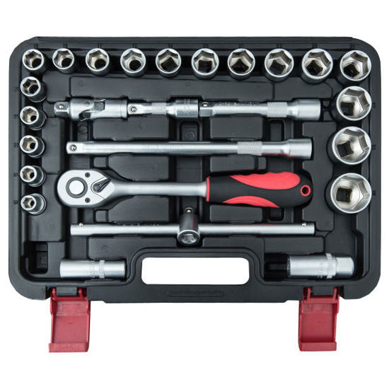 Connex dopsleutelset profi 12 26 delig