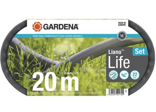 GARDENA Textielslang Liano Life 20 m Set