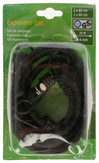 Verlengbanden elastieken set 4 delig in blister