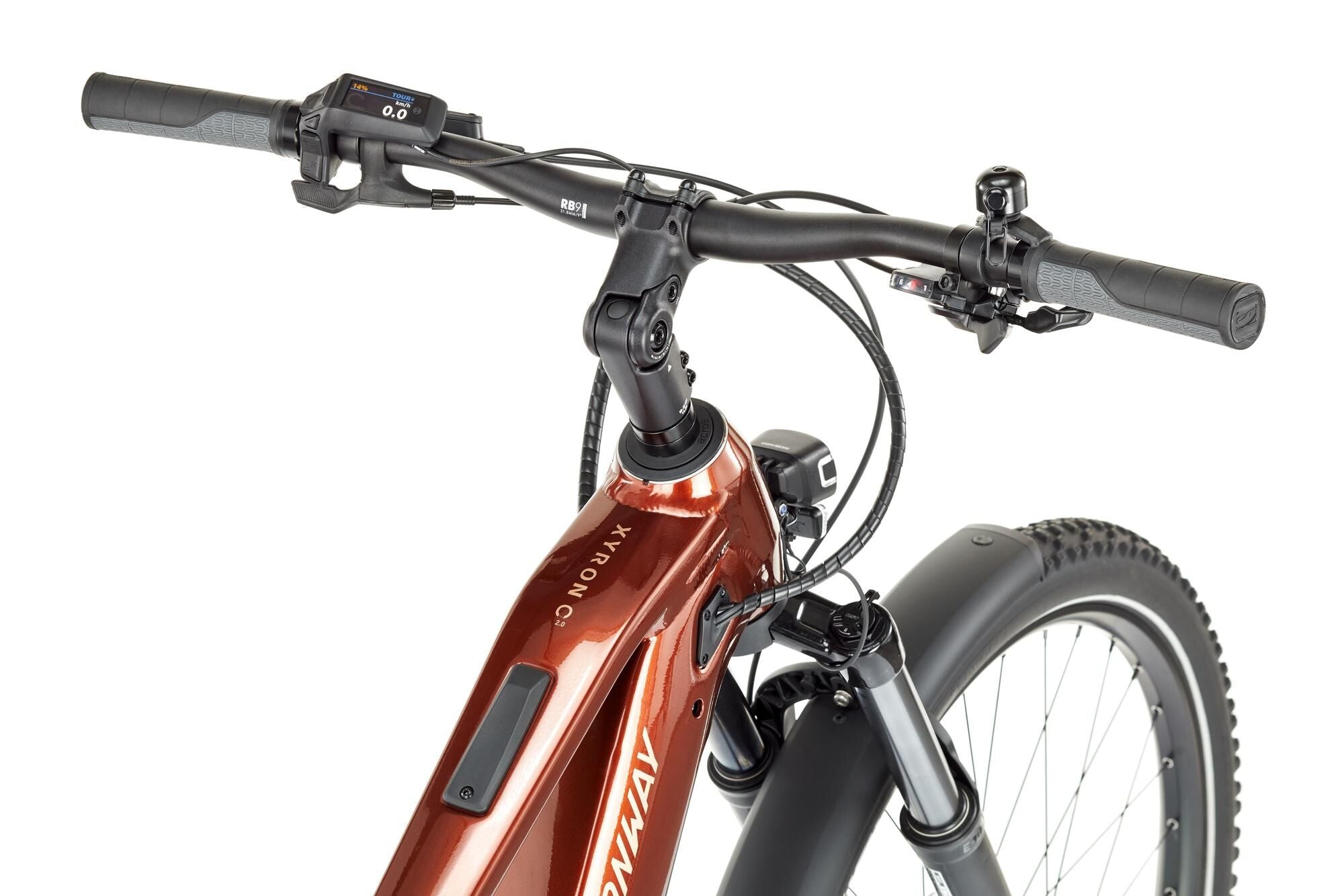 Conway elektrische suv xyron c 2.0 750 (#1) ebike conw.xyron c2.0 750 29 43 9sp full sus.rusted