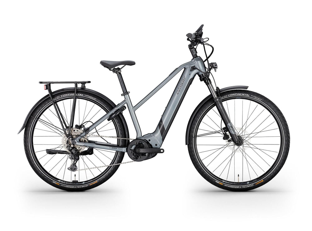 Conway elektrische trekkingfiets cairon t 3.0 750 se (#1) ebike conw. cairon t 3.0 750 se 28 53 9sp sil. bl.