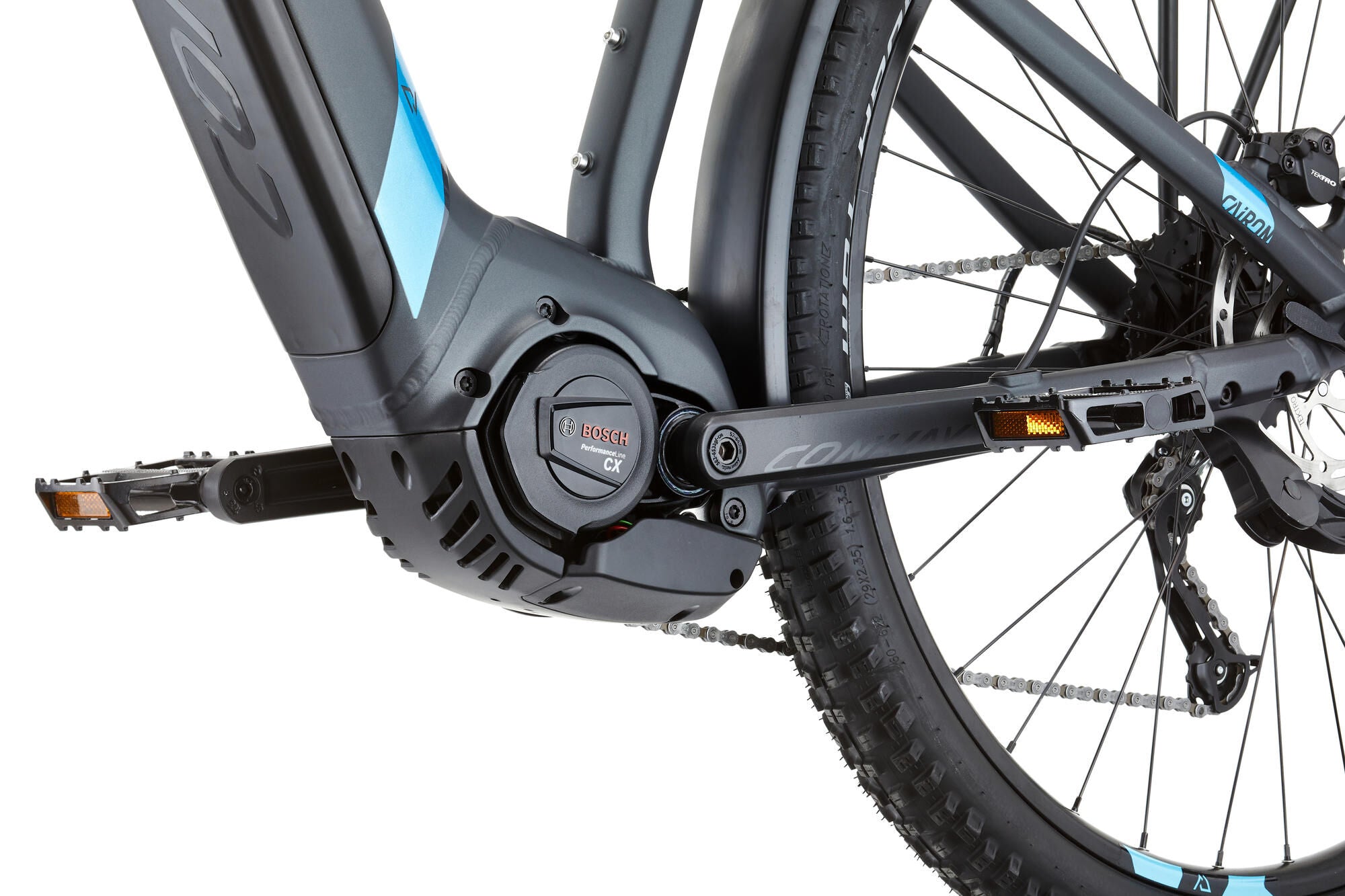 Conway elektrische suv cairon c 2.0 625 mod. 23 ebike con.cairon c2.0 625 29 45 diam. 9sp bl turq.