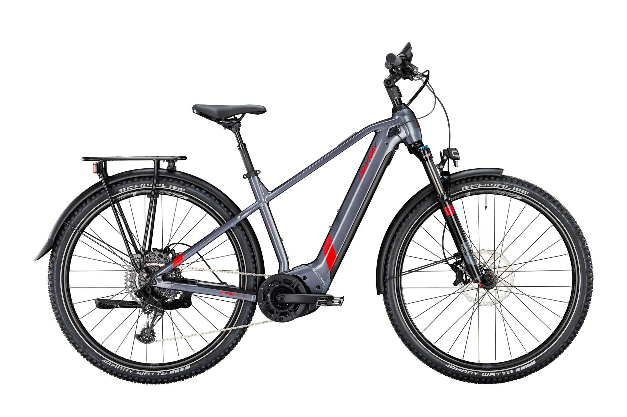 Conway elektrische suv cairon suv 5.0 mod. 23 ebike conw.cairon suv 5.0 29 41 diam. 12sp grey red