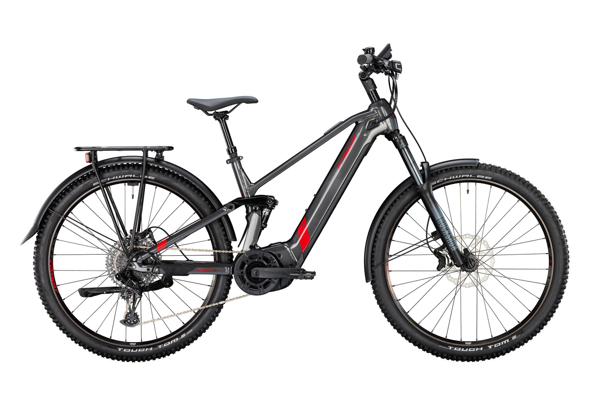 Conway elektrische suv xyron suv 4.9 mod. 24 ebike conw.xyron suv 4.9 29 43 f.sus.12sp grey red
