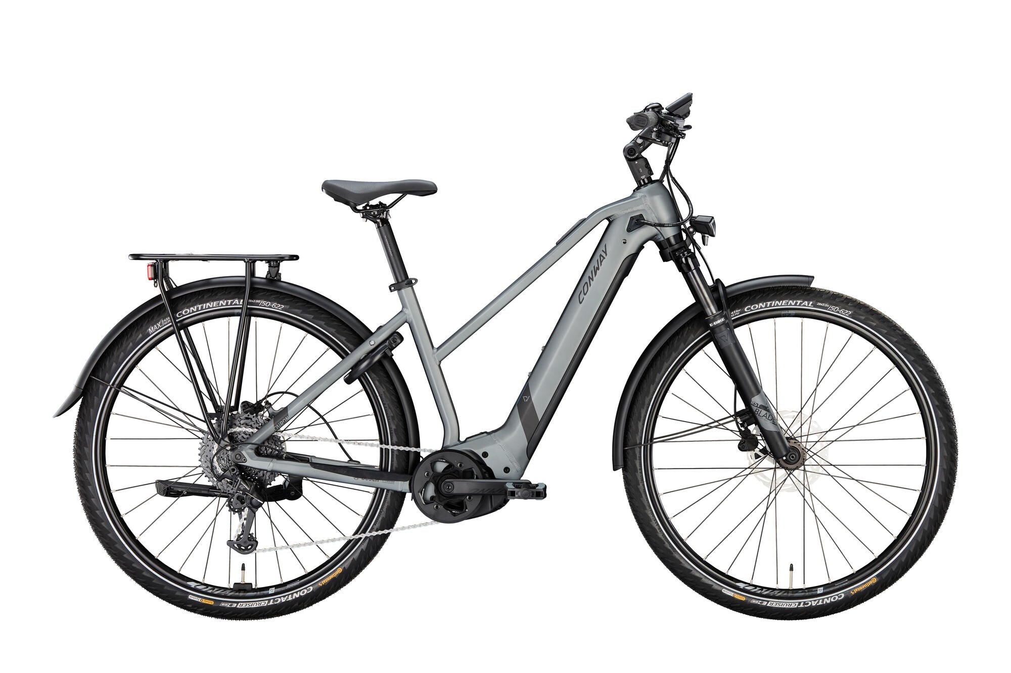 Conway elektrische trekkingfiets cairon t 3.0 750 mod. 24 ebike cairon t 3.0 750 750 28 45 trap. grey bl.