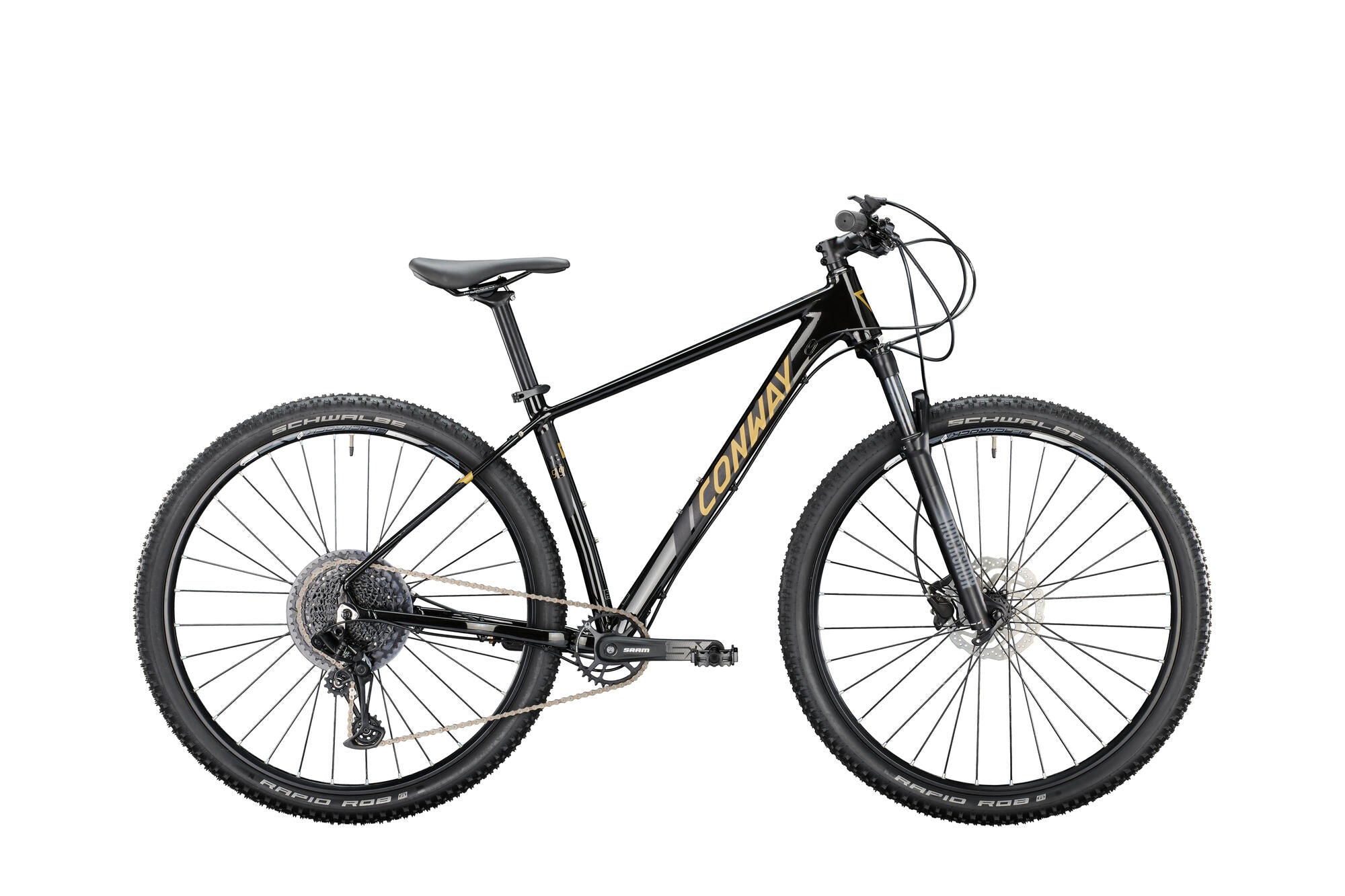 Conway mtb hardtail ms 9.9 mod. 24 bike ms 9.9 ge. 29 s hardtail 12sp black gold