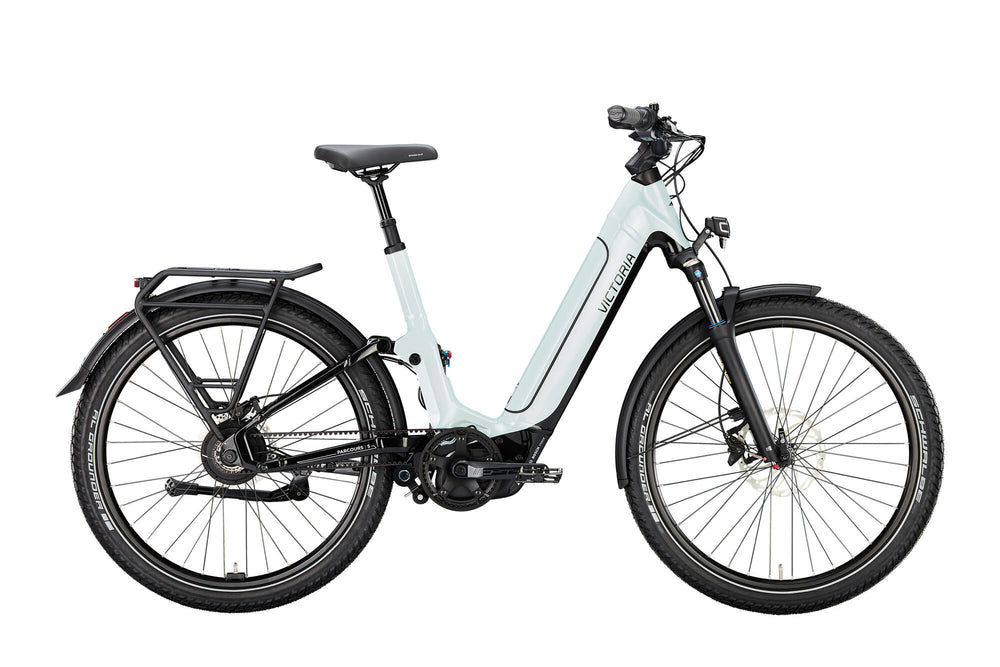 Victoria elektrische full suspension parcours 5 (#1) ebike vict. parcours 5 28 56 env. ice white