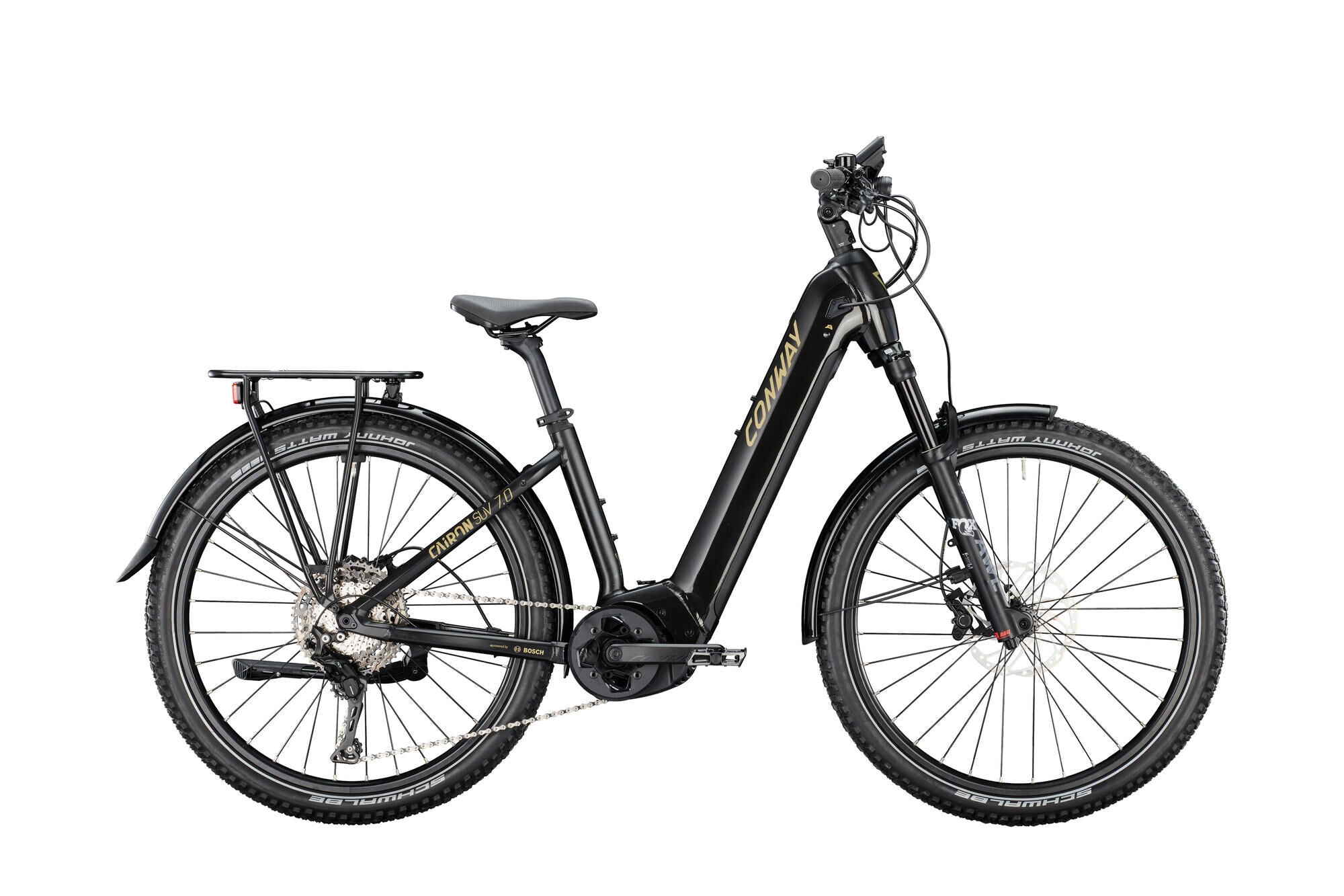 Conway elektrische suv cairon suv 7.0 mod. 24 ebike conw.cairon suv 7.0 27,5 54 wave 11sp bl gold