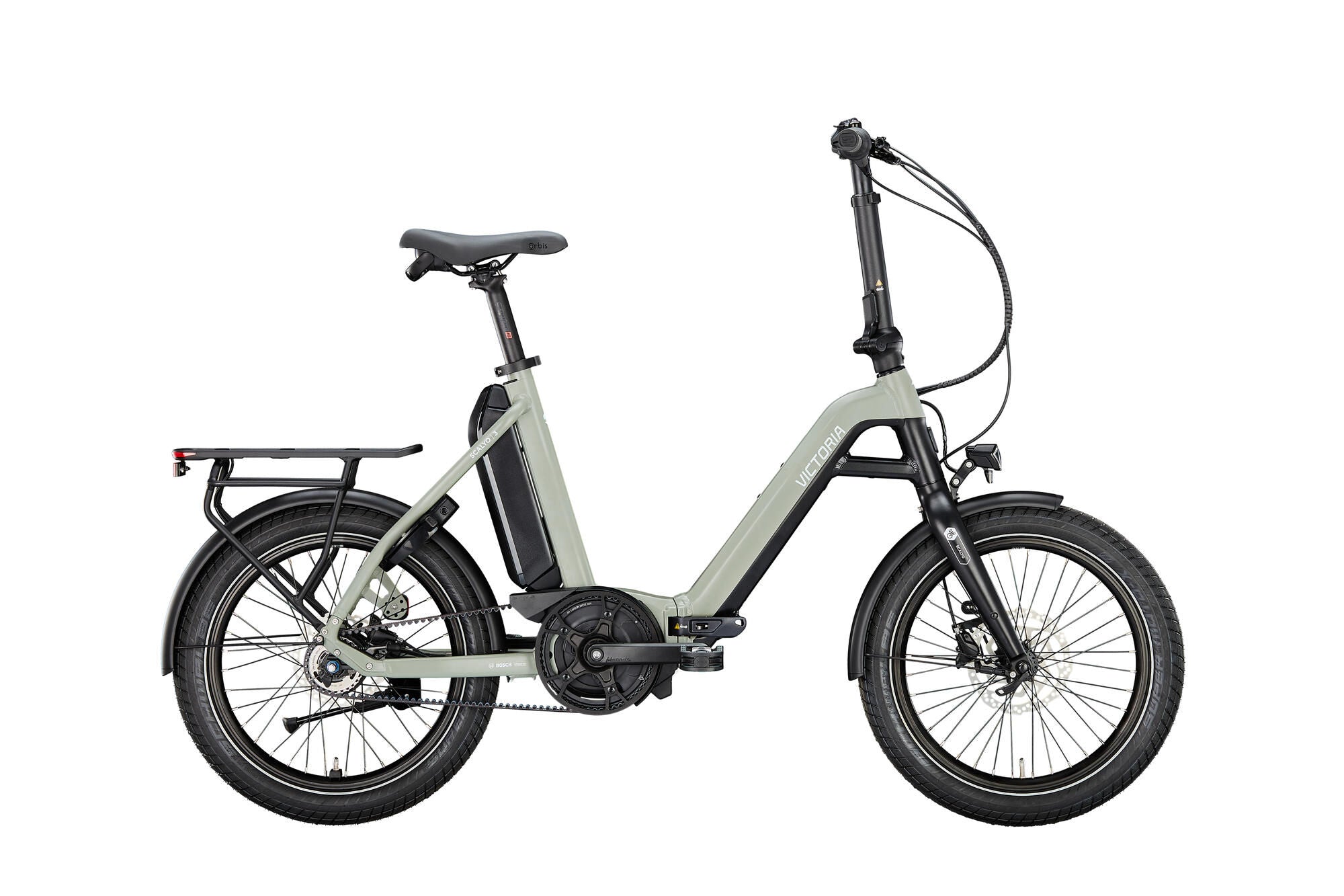 Victoria elektrische vouwfiets scalyo 3 mod. 24 ebike vict.scalyo 3 20 48 5sp freehub concrete grey