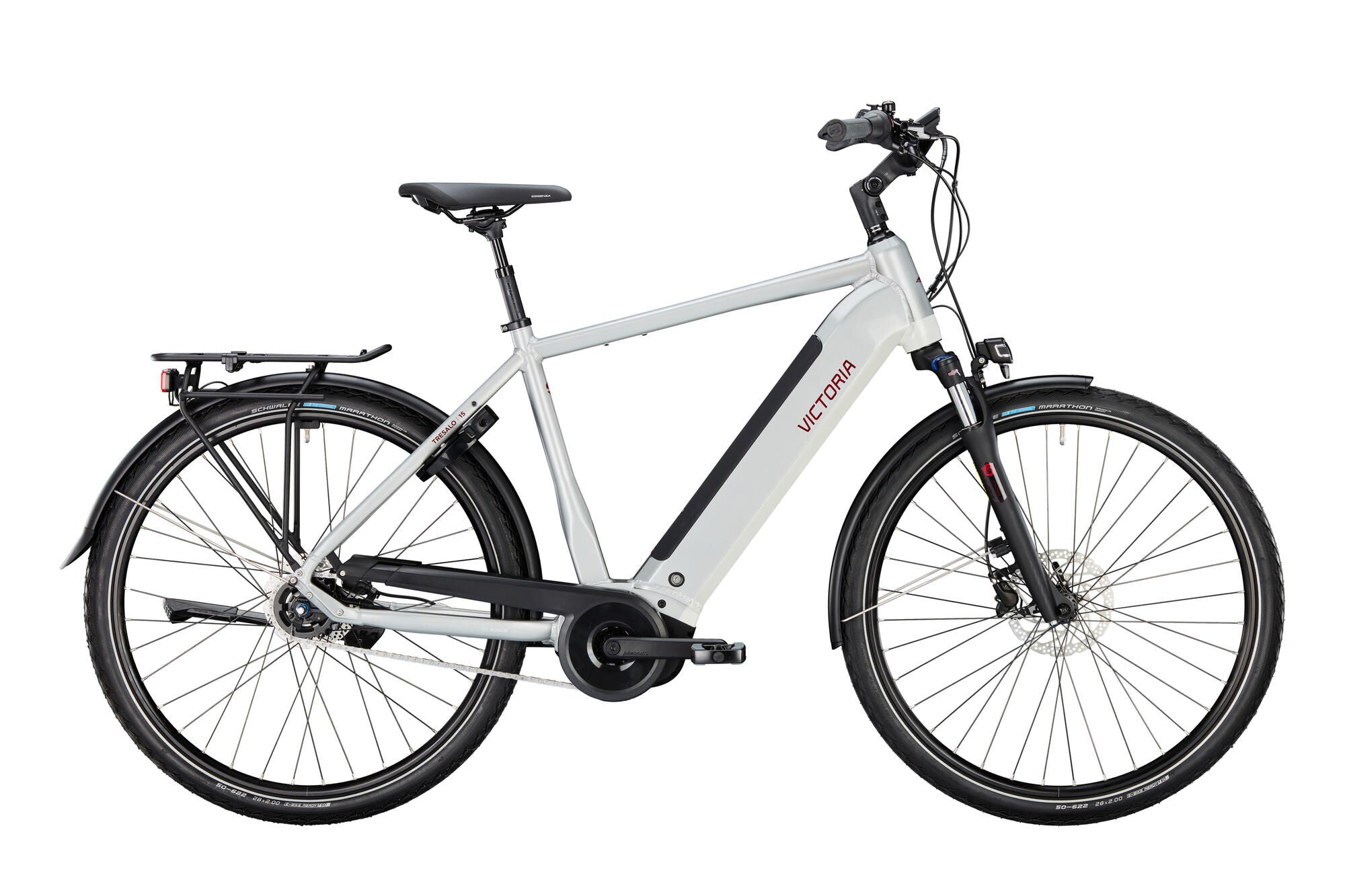 Victoria elektrische trekkingfiets tresalo 15 (#1) ebike vict. tresalo 15 28 50 5sp fh silver