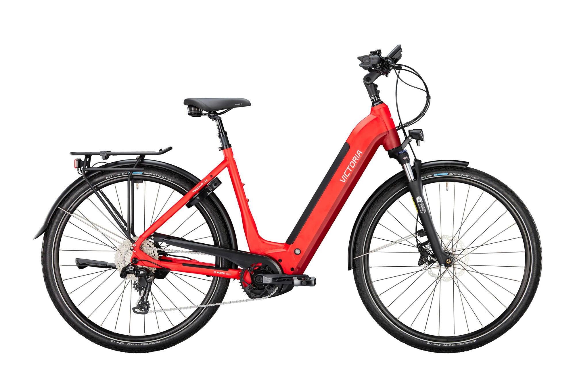 Victoria elektrische trekkingfiets tresalo 14 (#1) ebike vict. tresalo 14 28 44 wave 10sp infer.red