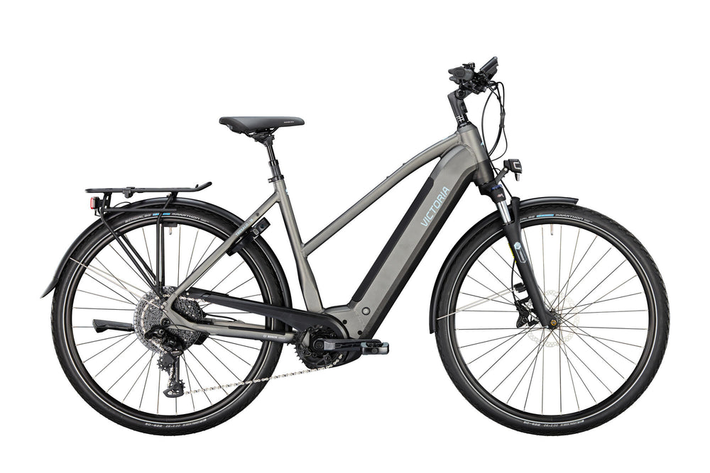 Victoria elektrische trekkingfiets tresalo 16 (#1) ebike vict. tresalo 16 28 48 11sp trap.bat black