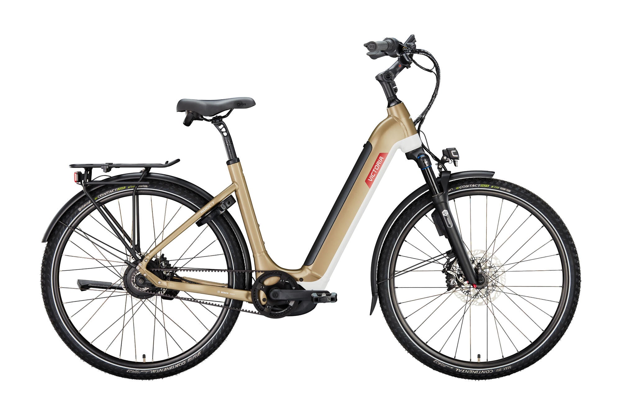 Victoria elektrische trekkingfiets manoc 7 (#1) ebike vict. manoc 7 28 58 env. wave grey