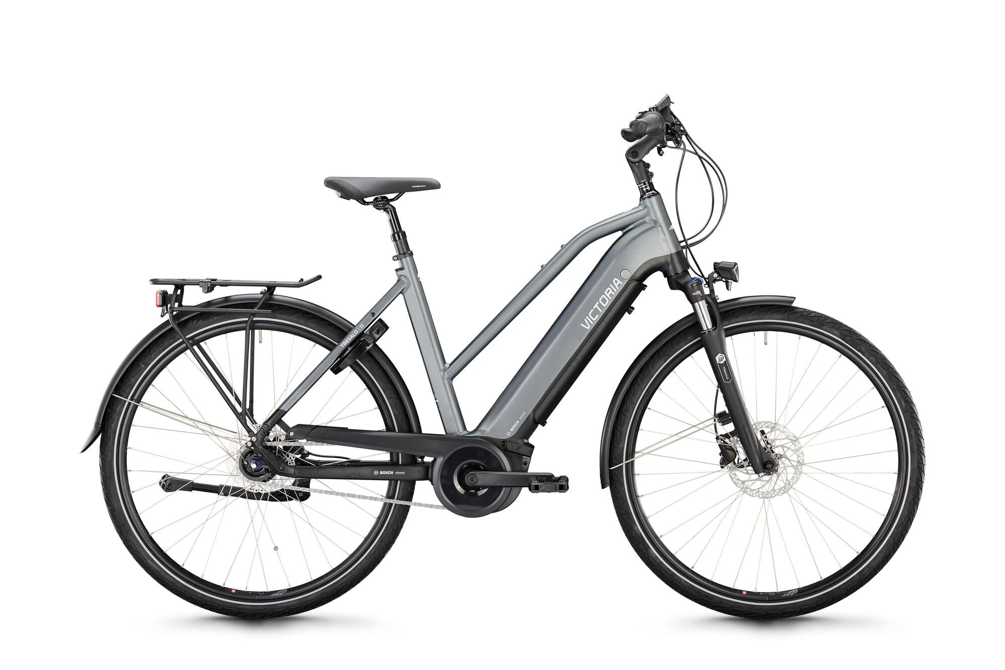 Victoria elektrische trekkingfiets tresalo 11 (#1) ebike vict. tresalo 11 28 48 7sp trap. grey