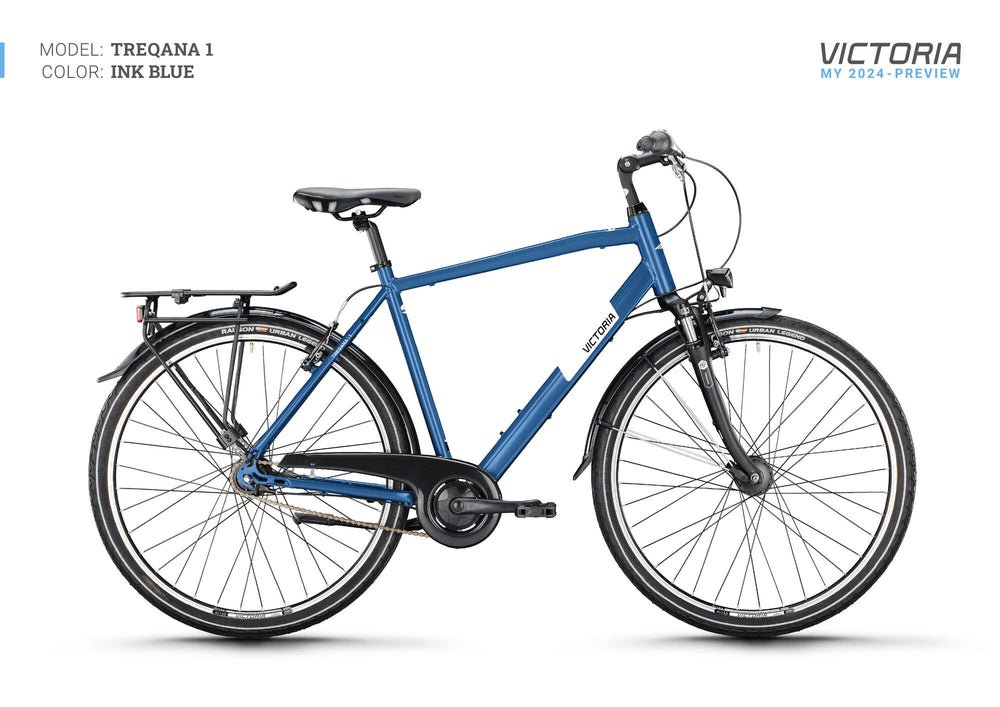 Victoria trekkingfiets treqana 1 mod. 24 bike vict.treqana 1 28 53 diam. 7sp ink blue