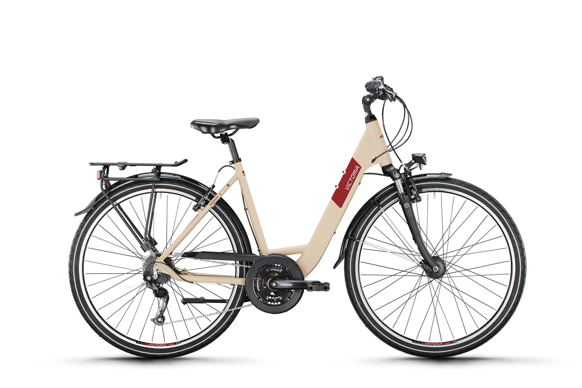 Victoria trekkingfiets treqana 2 mod. 24 bike vict.treqana 2 28 51 wave 24sp grey beige