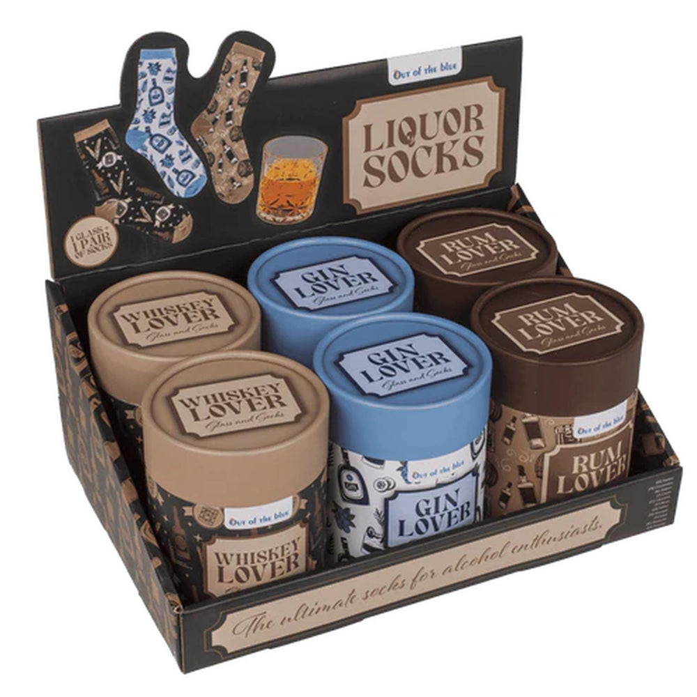 Ootb giftset drinkglas 280ml met sokken