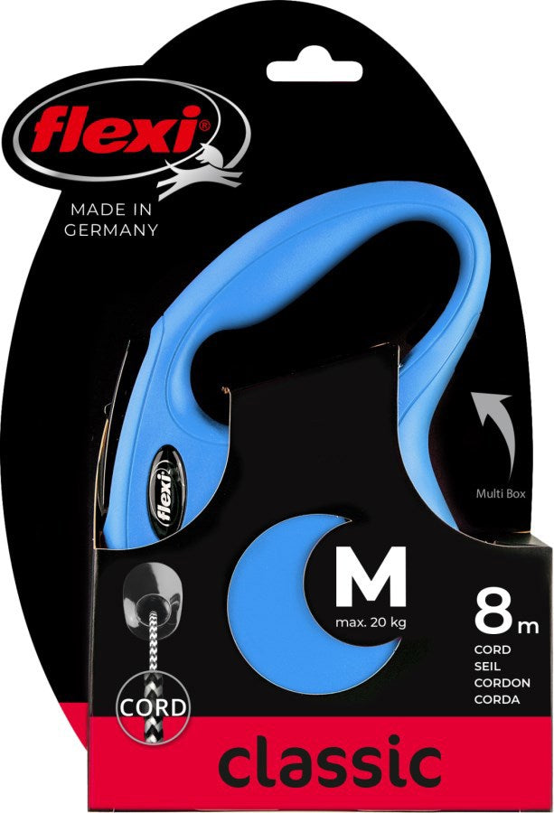 Flexi rollijn klassiek koord blauw