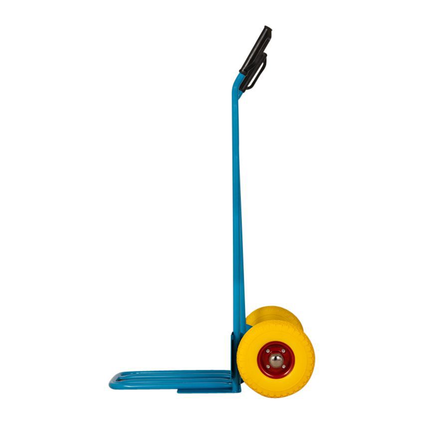 Steekwagen + klep anti lek wielen 200kg.