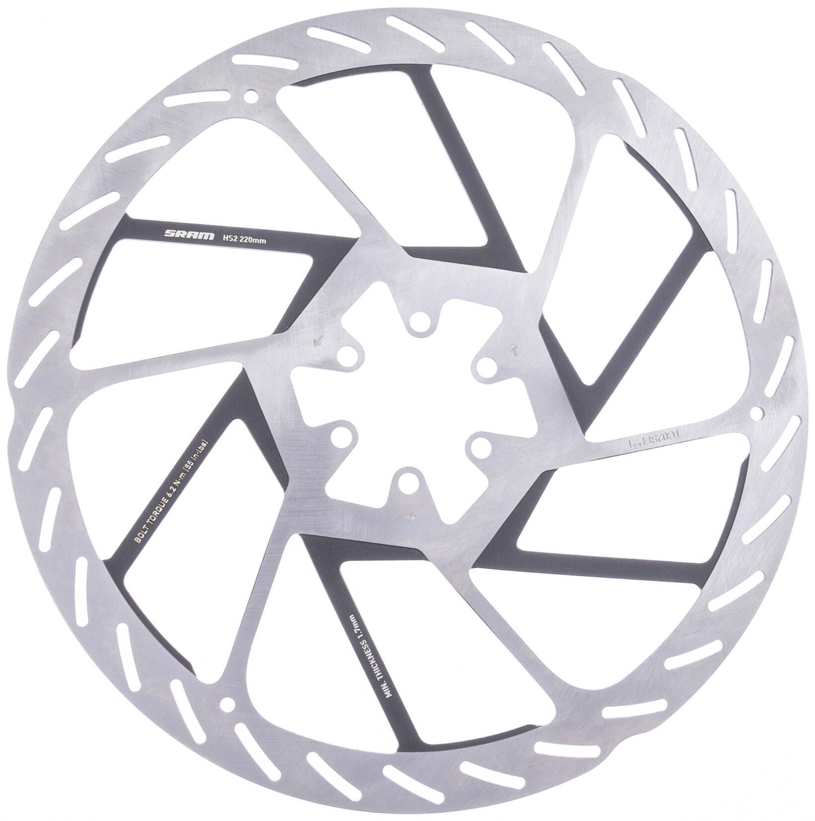 Sram remschijf hs2 disc brake hs2 6h 220mm