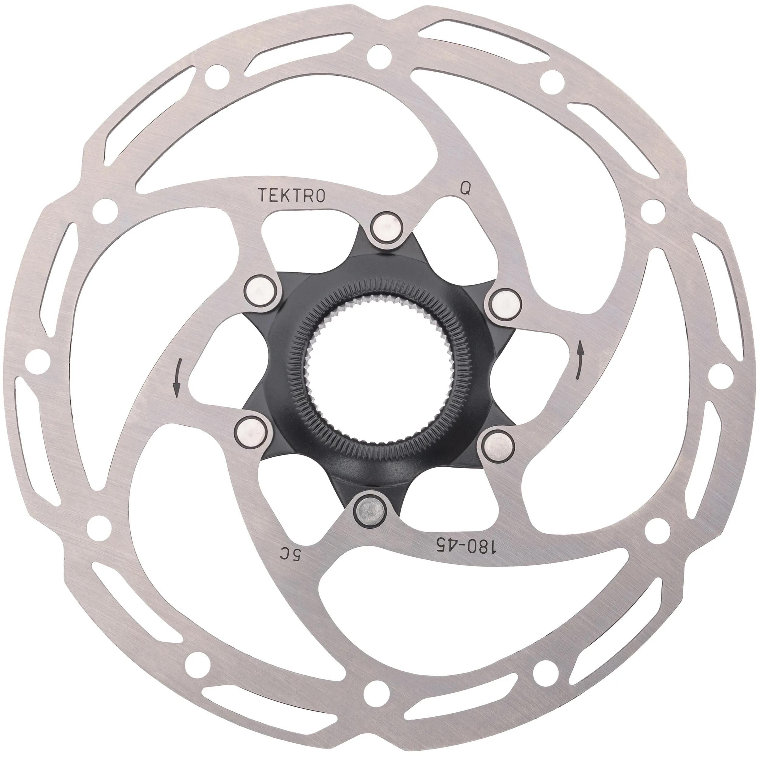 Tektro remschijf tr-45 brake rotors f.hd- t390 180mmx2.3mm center l