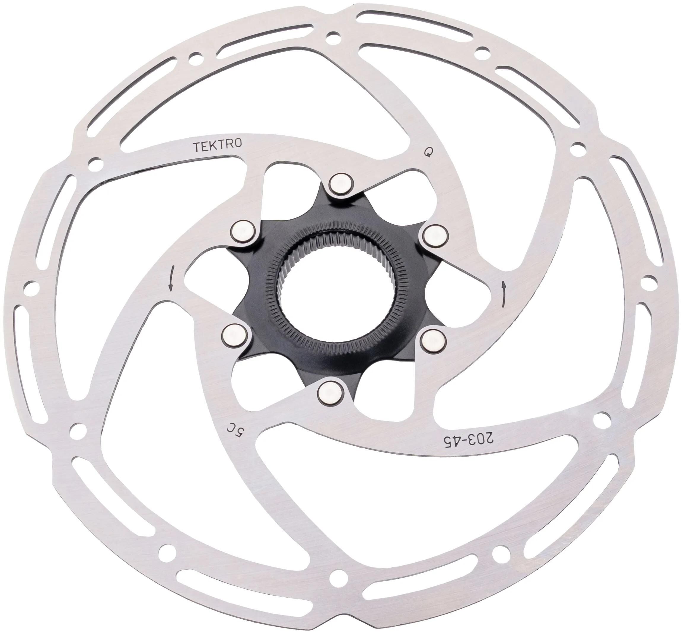 Tektro bremsscheibe tr-45 brake rotors f.hd- t390 203mmx2.3mm center l