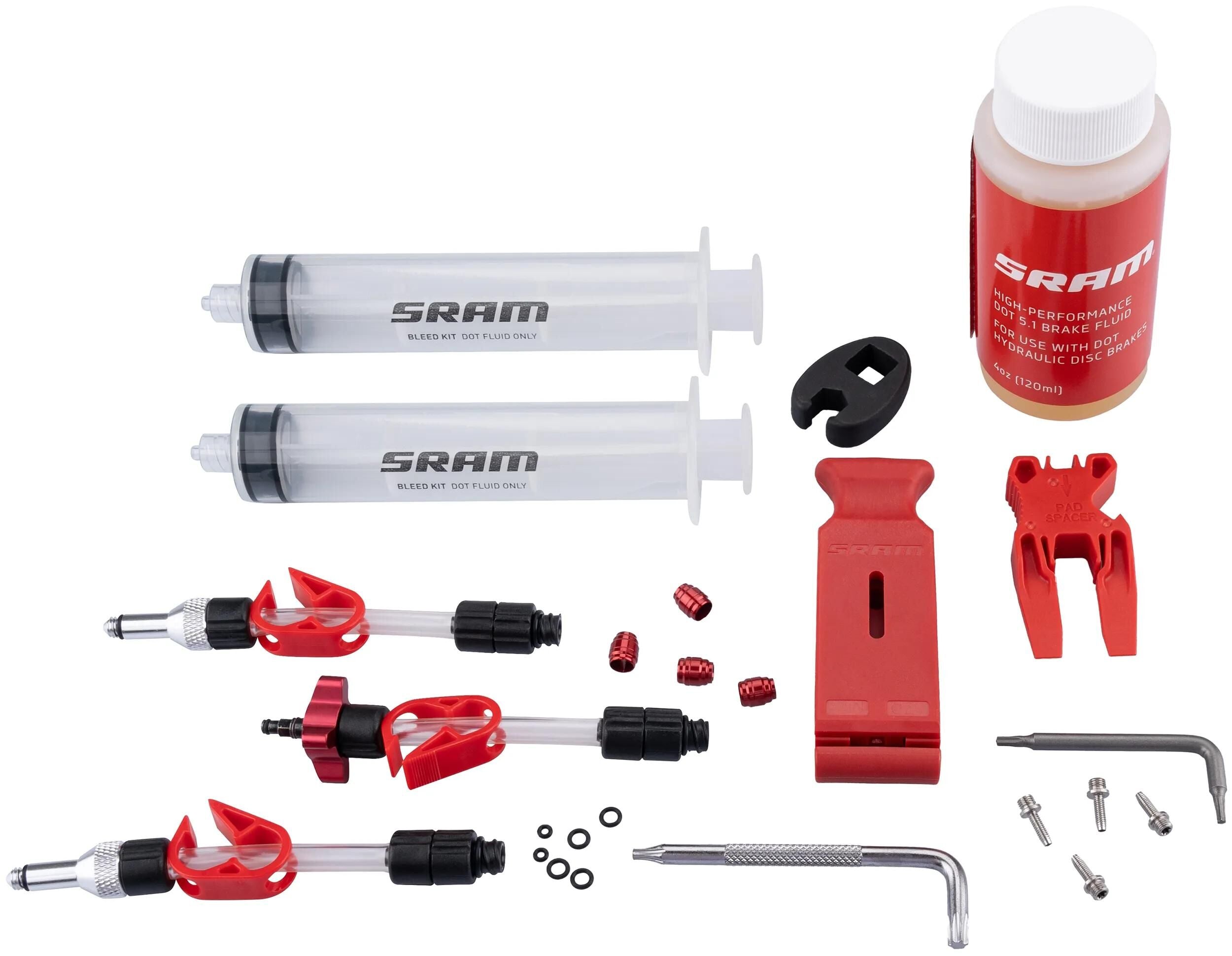 Sram entlüftungs-kit bleeding kit dot 5.1 120ml