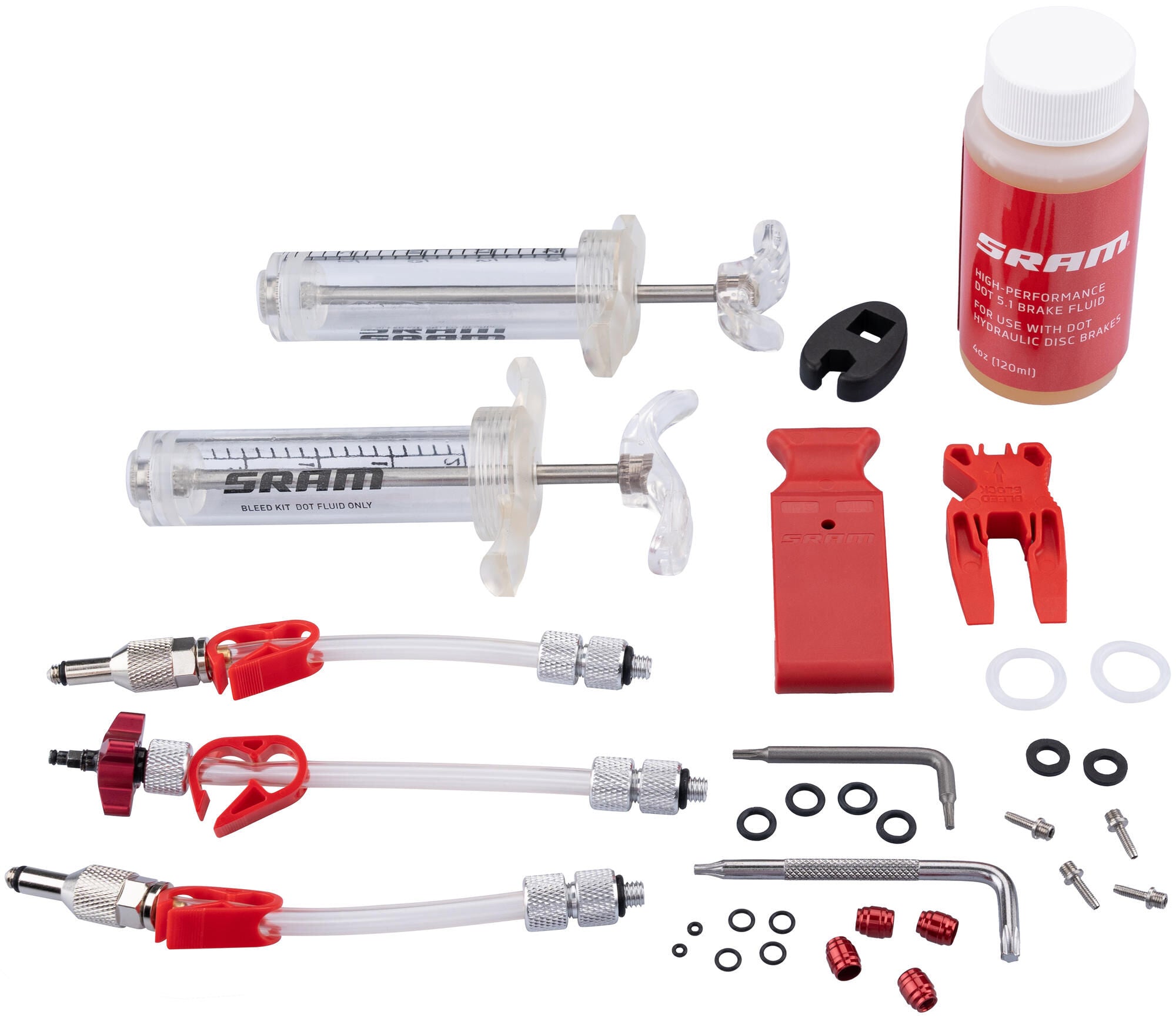 Sram ontluchtingskit professional bleeding kit profes. with dot 5.1 120ml