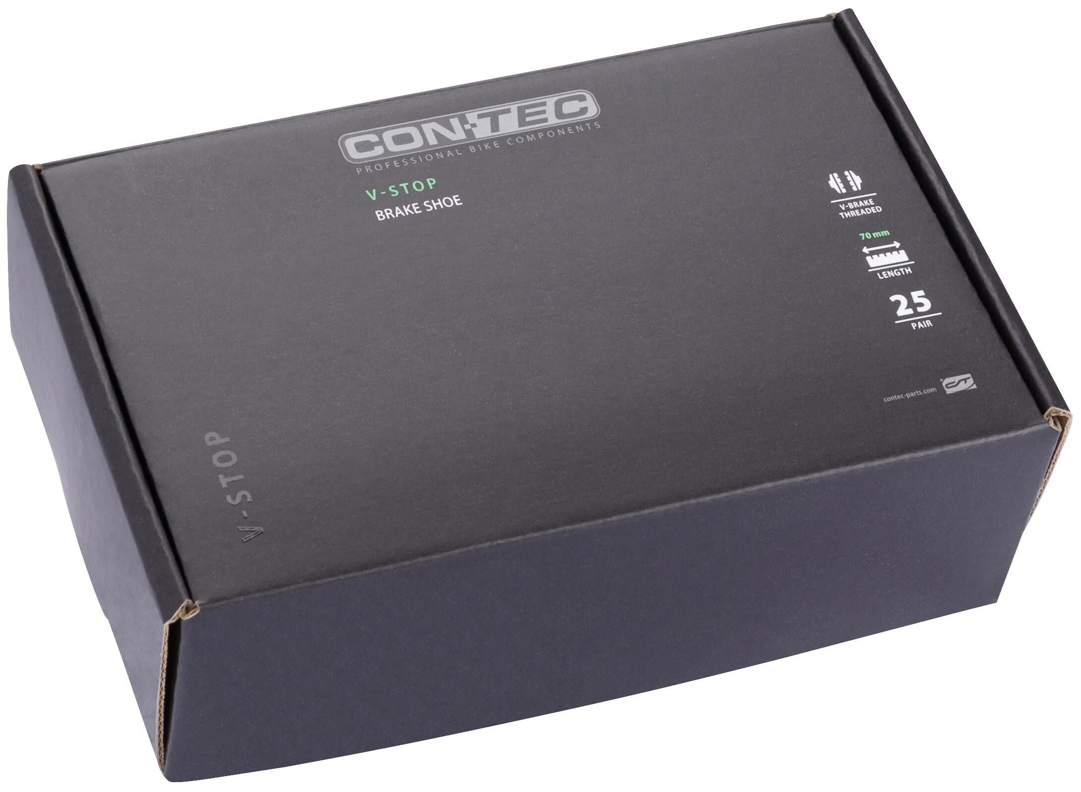 Contec bremsschuh v-stop ct brake shoe v-stop medium comp screw box25pa