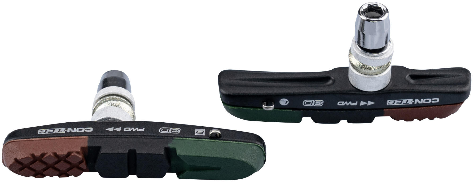 Contec remschoen v-stop 3d ct brake shoes cartr. v-stop 3d v-brake black